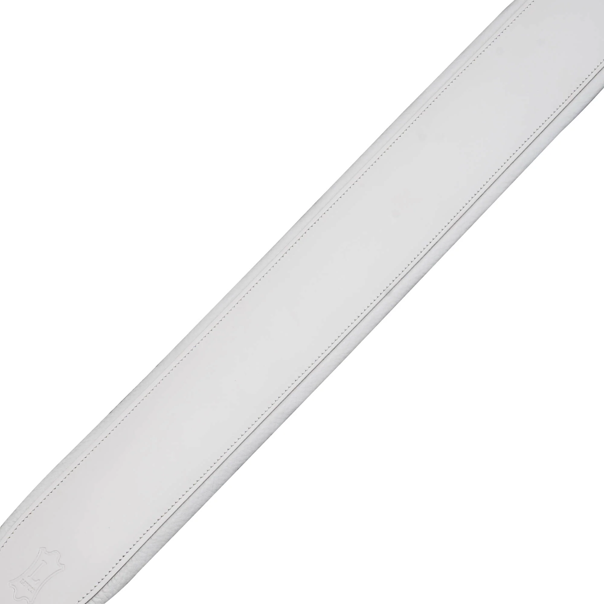 Levy's Amped Leather Series Guitar Strap (White) - Image 4