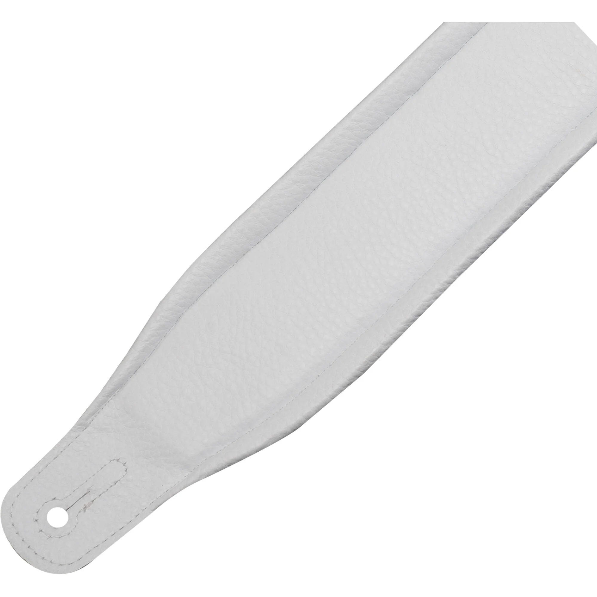 Levy's Amped Leather Series Guitar Strap (White) - Image 6