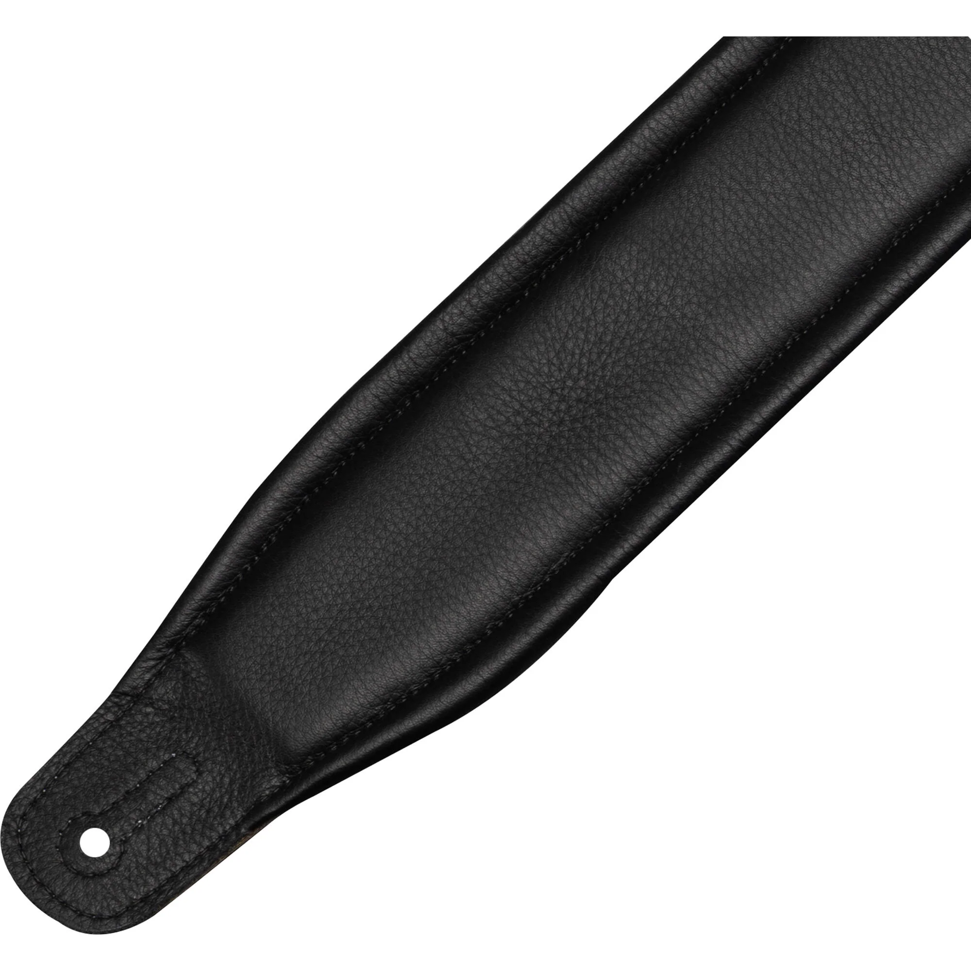 Levy's Amped Leather Series Guitar Strap (White/Black) - Image 6