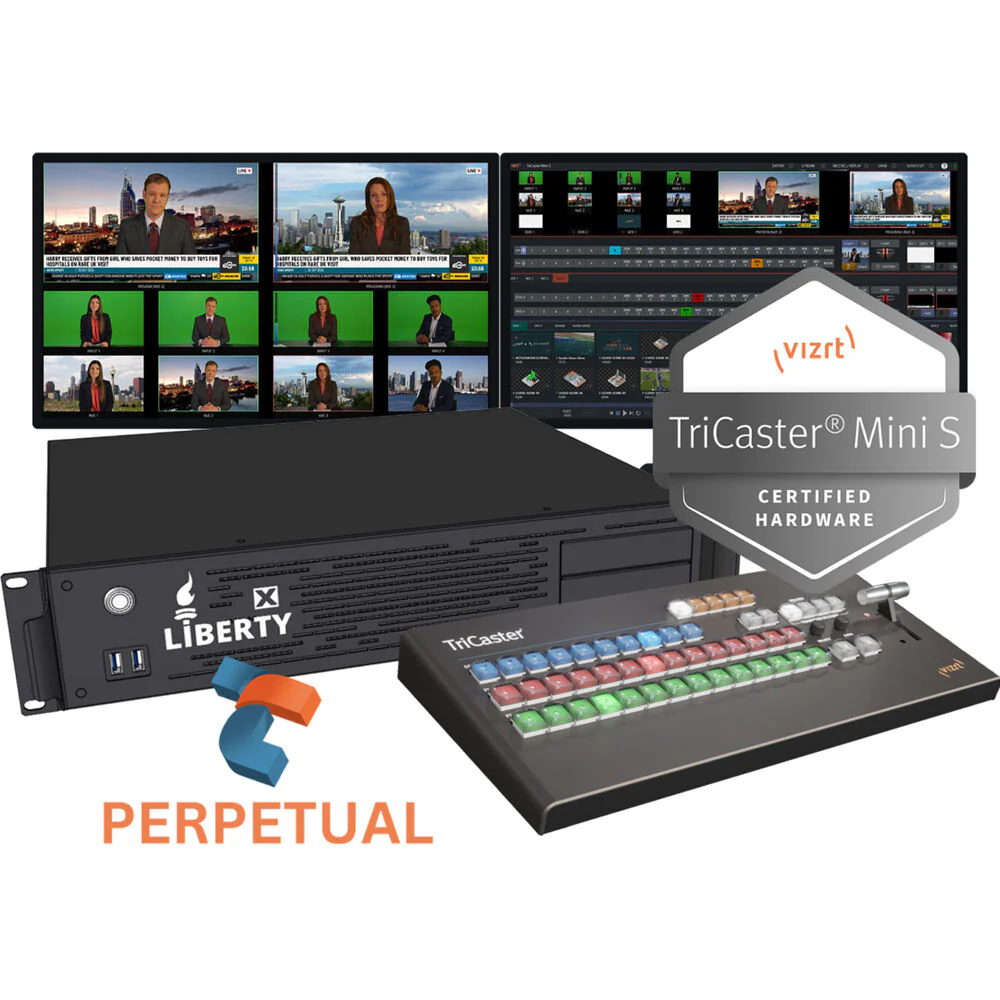 Liberty X Workstation with Vizrt TriCaster Mini Control Surface & TriCaster Mini S Software Perpetual - Image 5