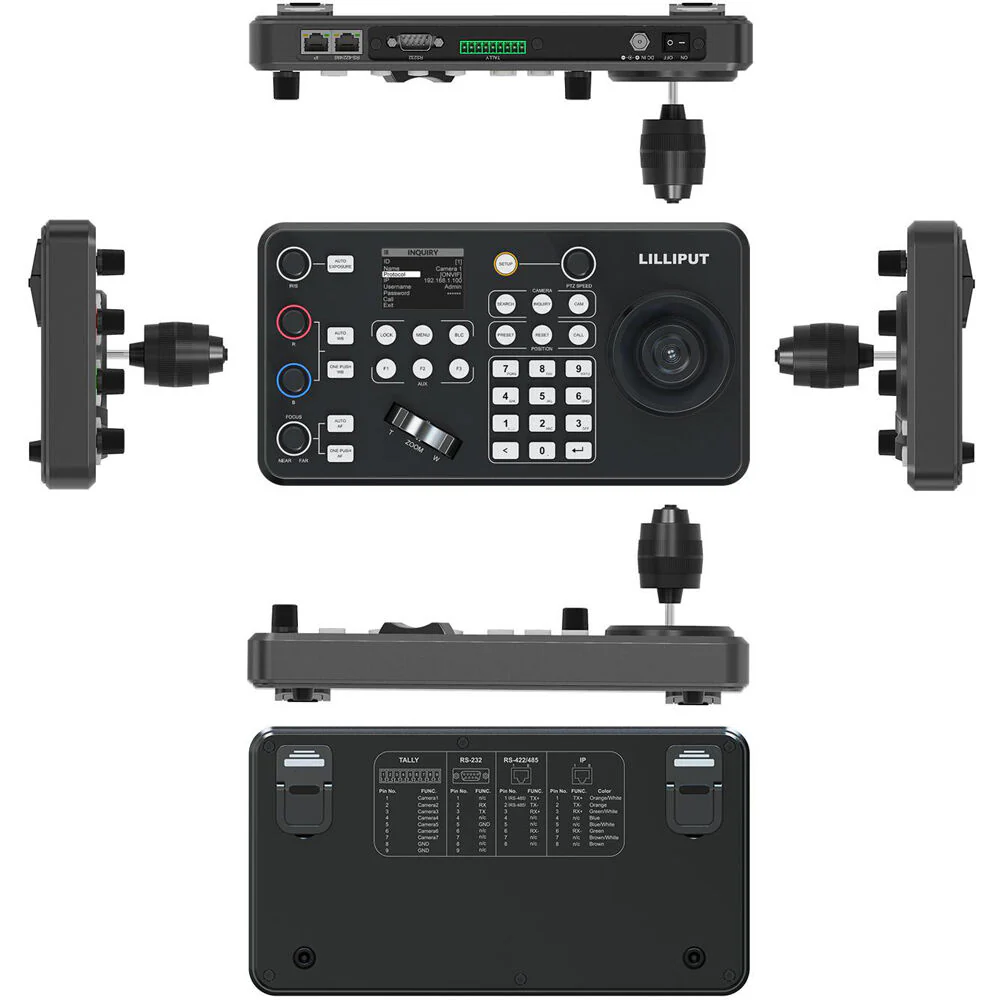 Lilliput K1 Professional IP & Serial PTZ Camera Joystick Controller - Image 5