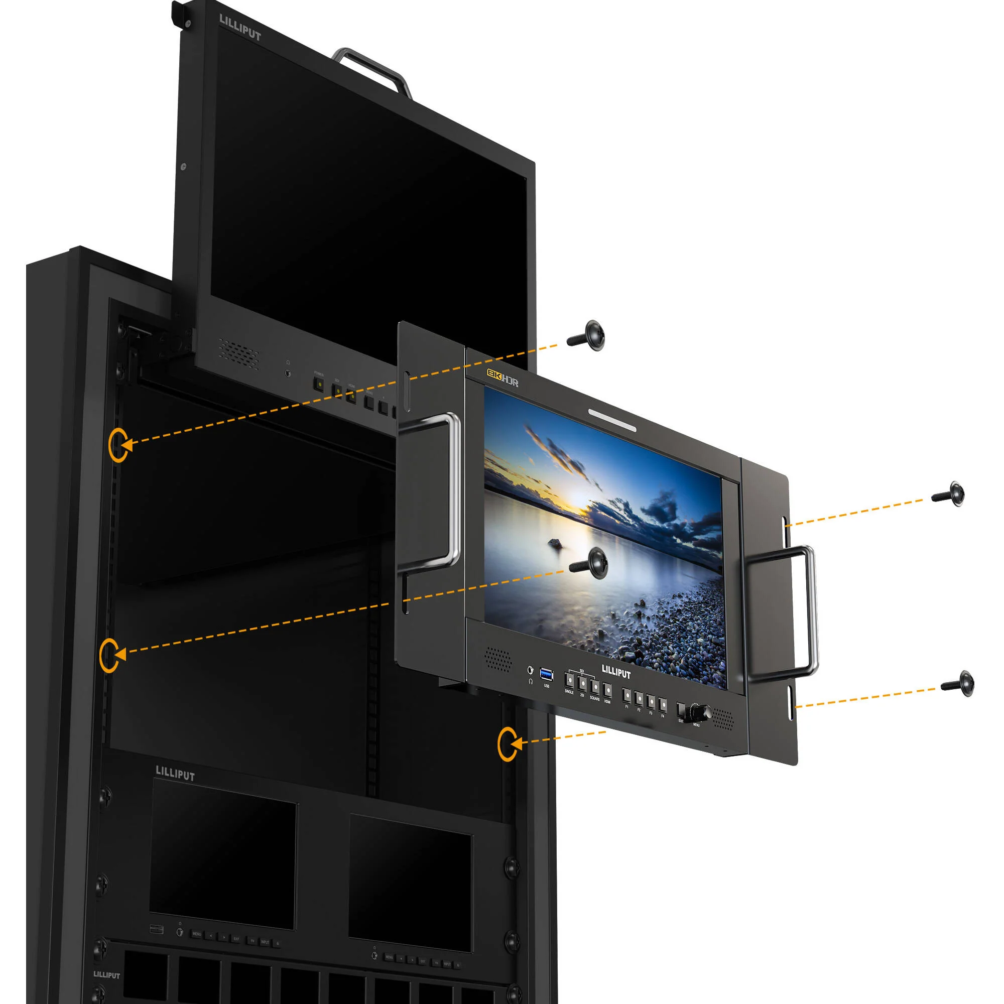 Lilliput Q13-8K 13.3" 8K 12G-SDI Studio / Broadcast Monitor (V-Mount) - Image 4