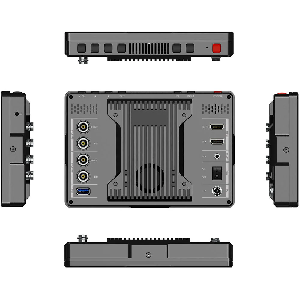 Lilliput Q7-12G 7" HD 12G-SDI/HDMI 2.0 Ultra-Bright On-Camera Monitor - Image 2