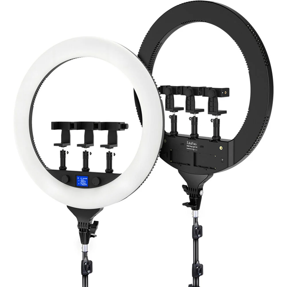 LituFoto R40 RGB/Dual Color Ring Light - Image 3