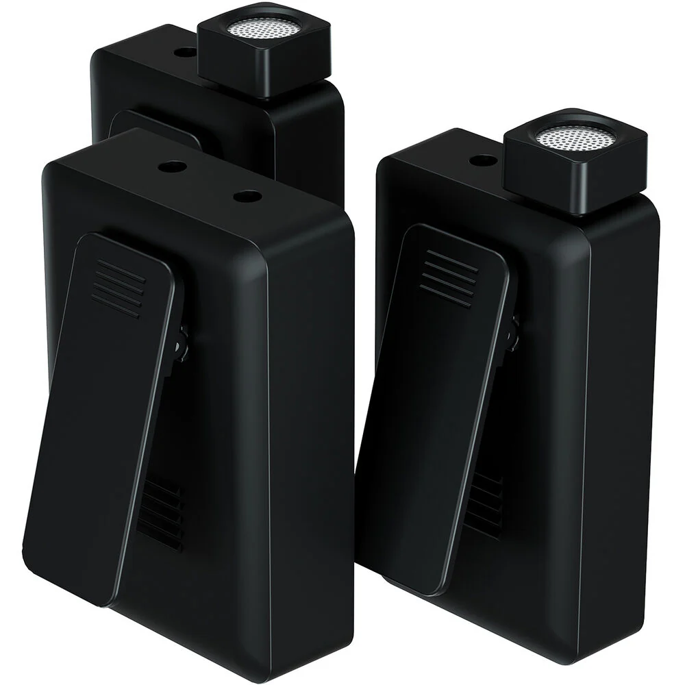 LituFoto VM10 2-Person Wireless Microphone System with Lightning Adapter for Cameras and iOS Devices (2.4 GHz) - Image 7