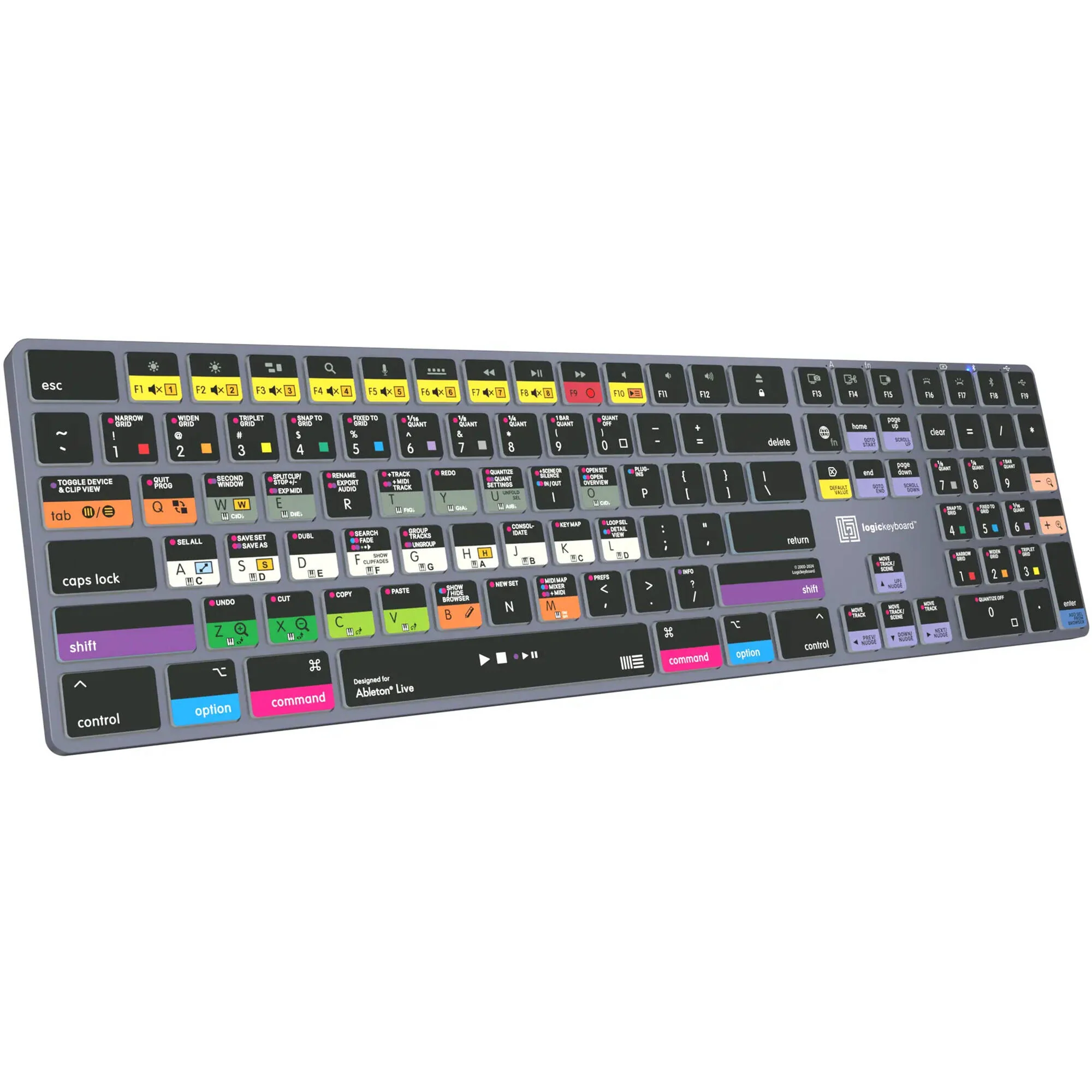 Logickeyboard TITAN Ableton Live Wireless Keyboard for Mac - Image 4