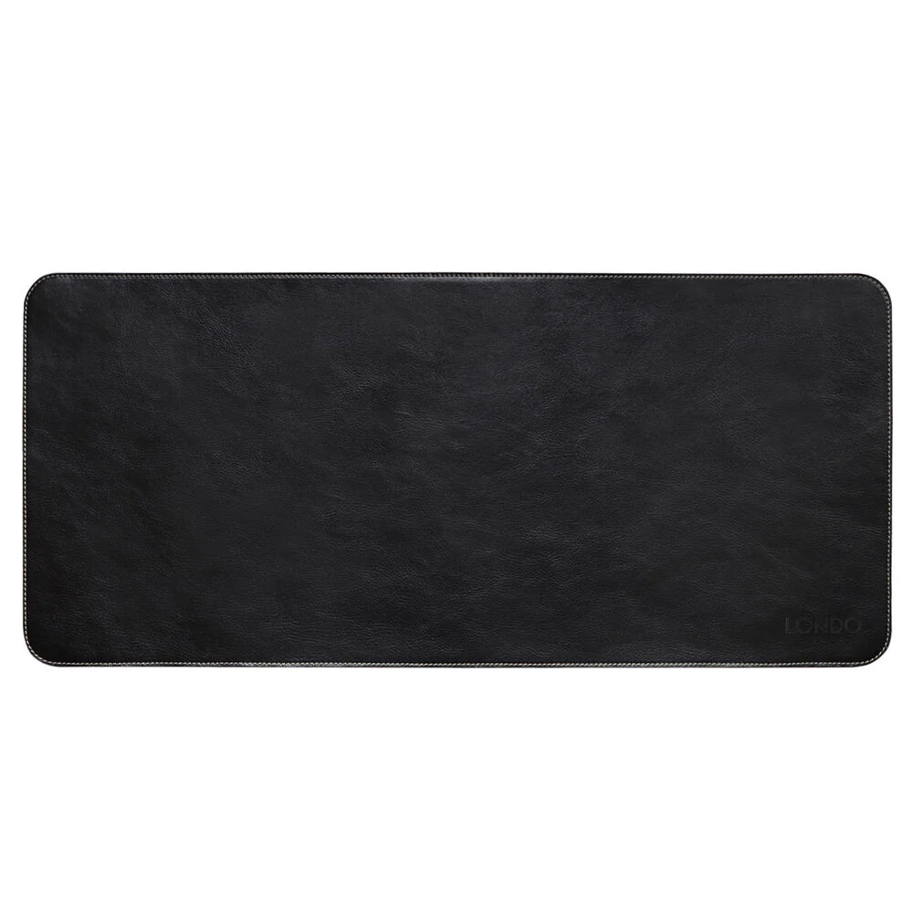 Londo Genuine Leather Extended Mouse Pad (Black)