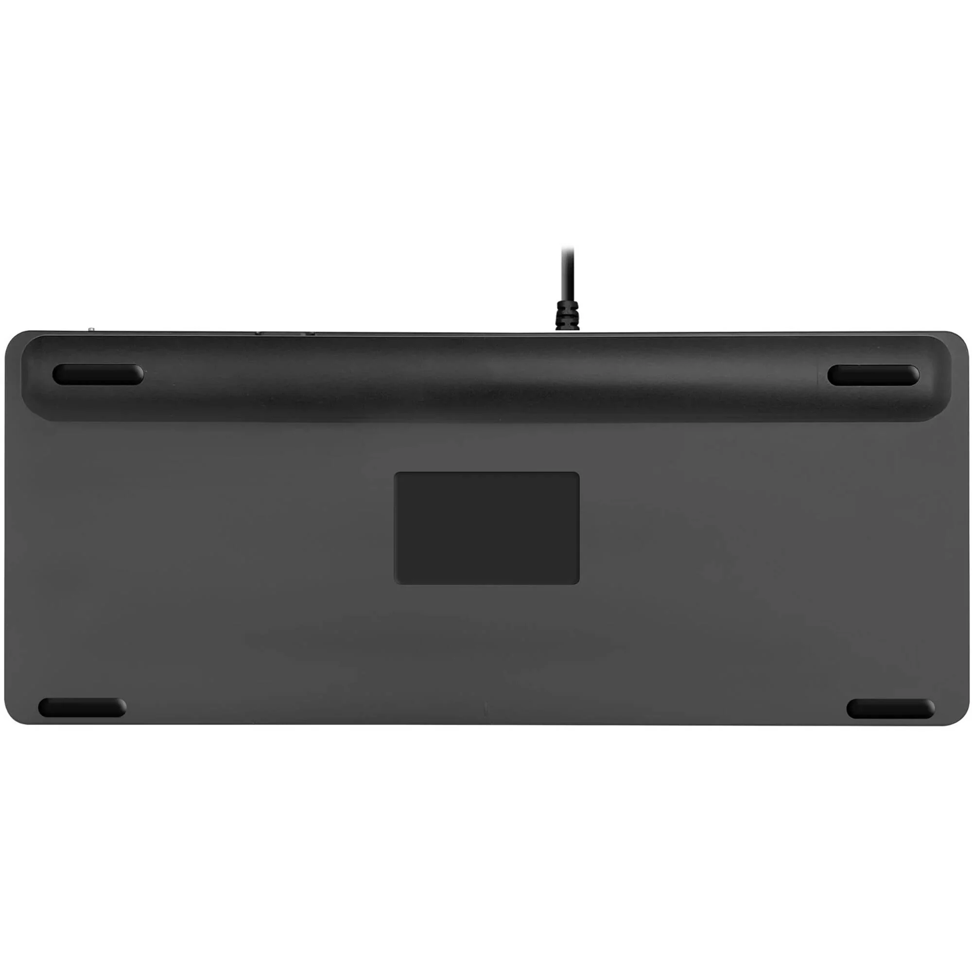Macally Compact Wired Keyboard with USB-A and USB-C Hub (Space Gray) - Image 3