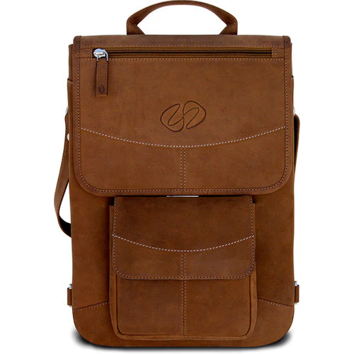 MacCase Premium Leather Flight Jacket with Backpack Straps for MacBook Pro 15" (Vintage) - Image 2
