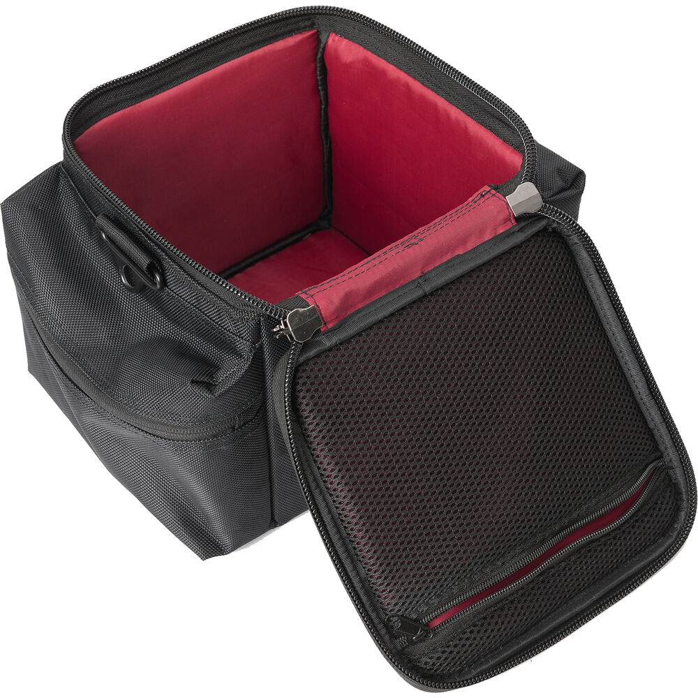 Magma Bags 45 Record-Bag 100 Travel Bag for up to 100 7" Records (Black/Red) - Image 4