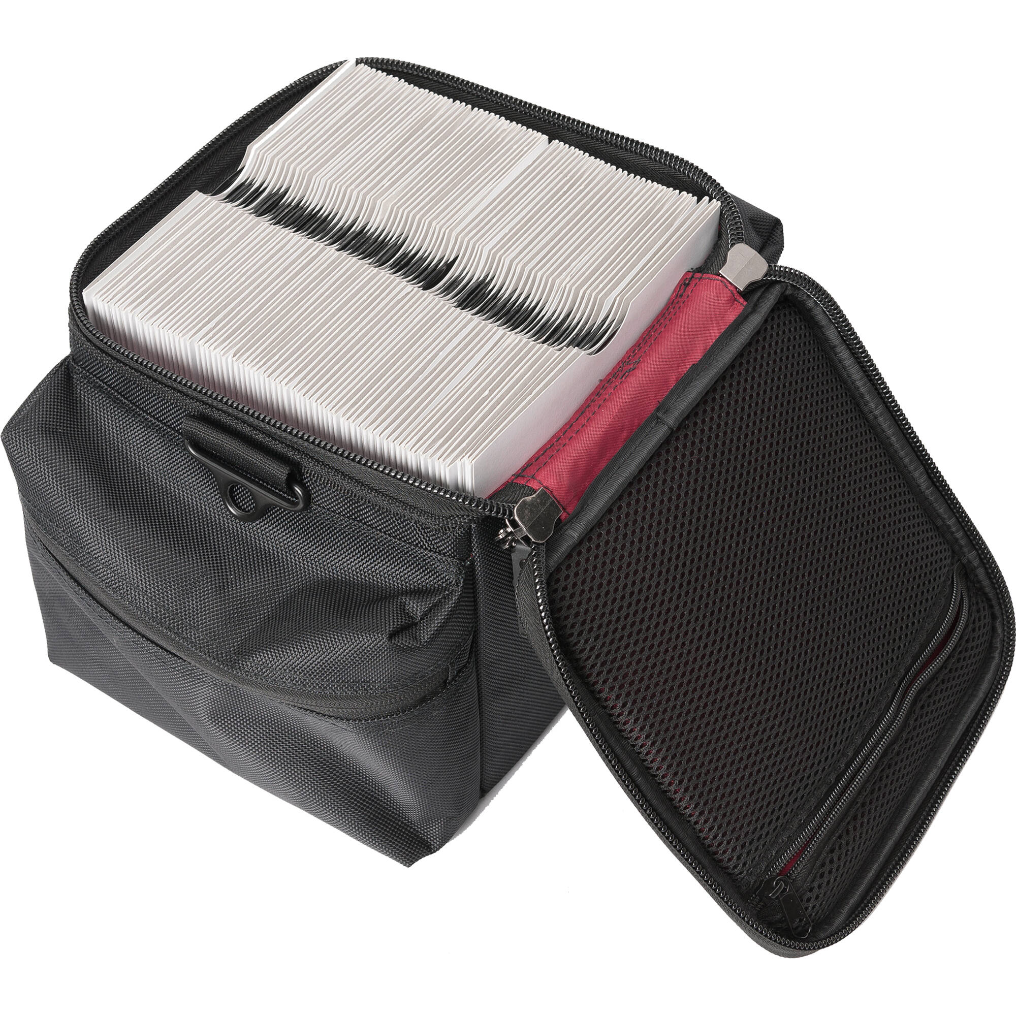 Magma Bags 45 Record-Bag 100 Travel Bag for up to 100 7" Records (Black/Red) - Image 5