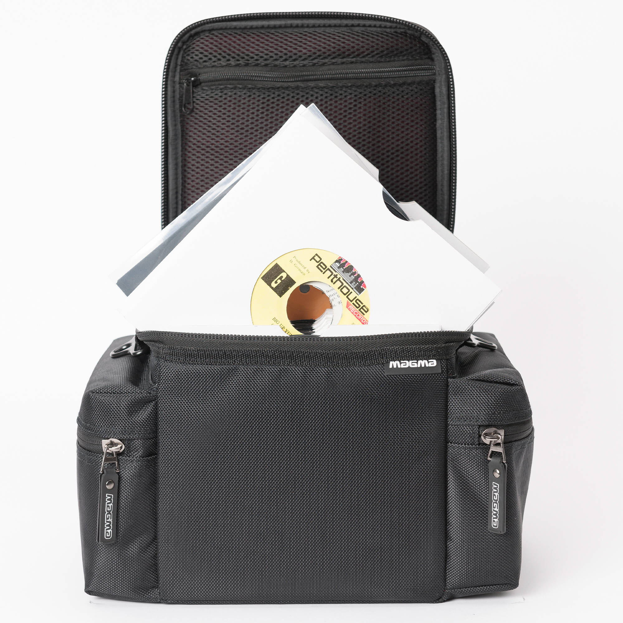 Magma Bags 45 Record-Bag 100 Travel Bag for up to 100 7" Records (Black/Red) - Image 6