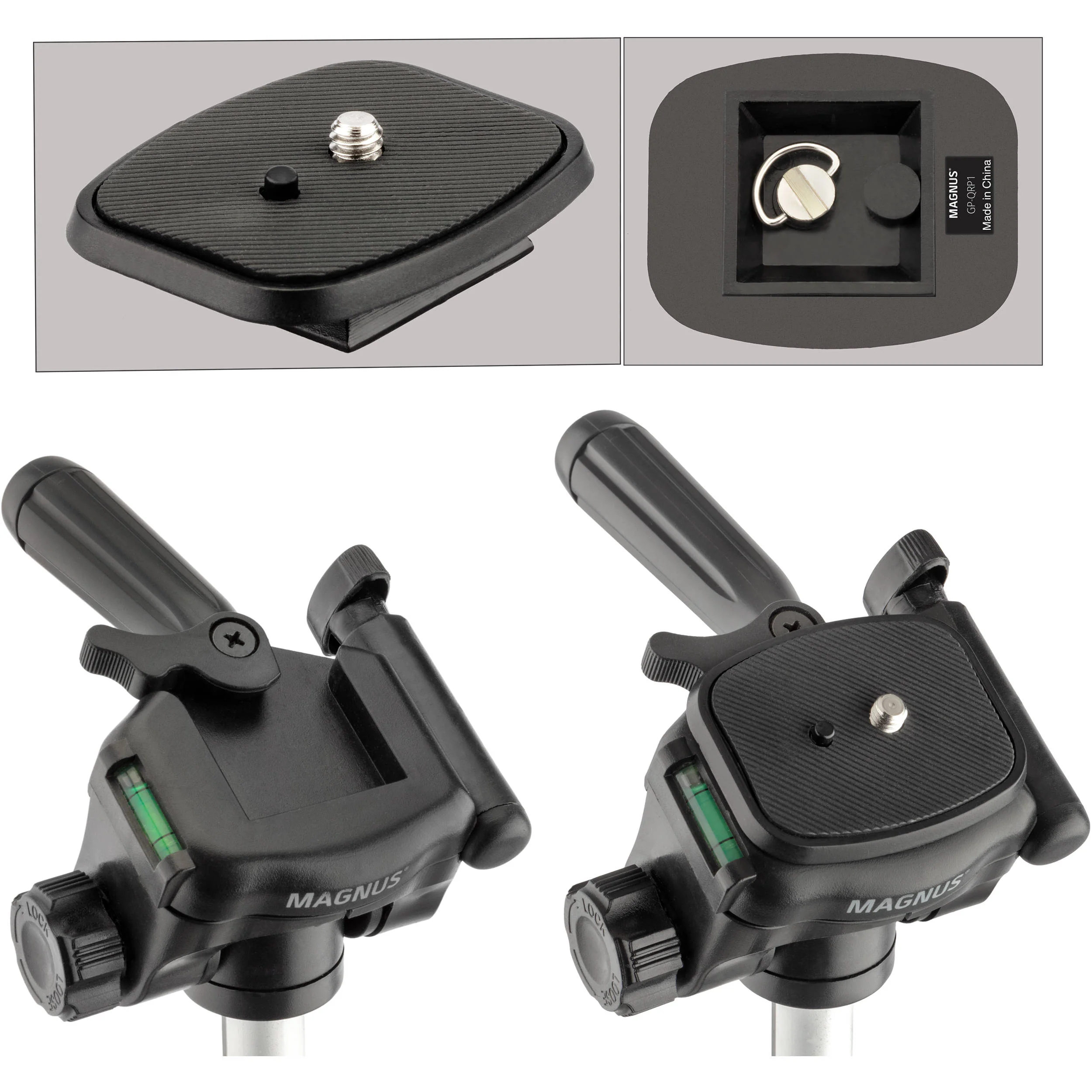 Magnus GP-QRP1 Quick Release Plate for GP-100 Tripod - Image 4