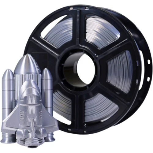 MakerBot 1.75 mm Sketch PLA Metallic Color Series Filament (2.2lb, Shimmering Silver)