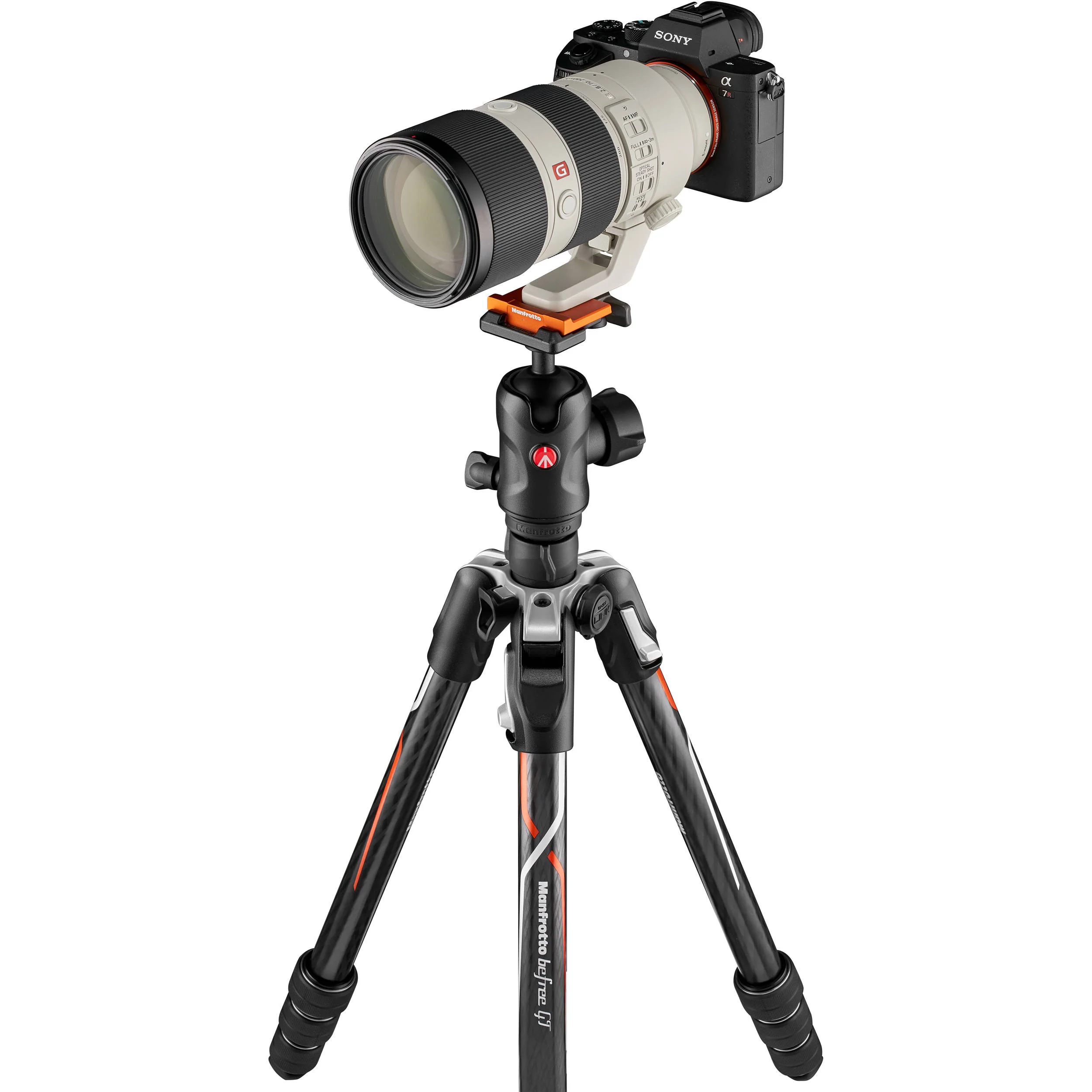 Manfrotto Befree GT Travel Carbon Fiber Tripod with 496 Ball Head for Sony a Series Cameras (Black) - Image 3
