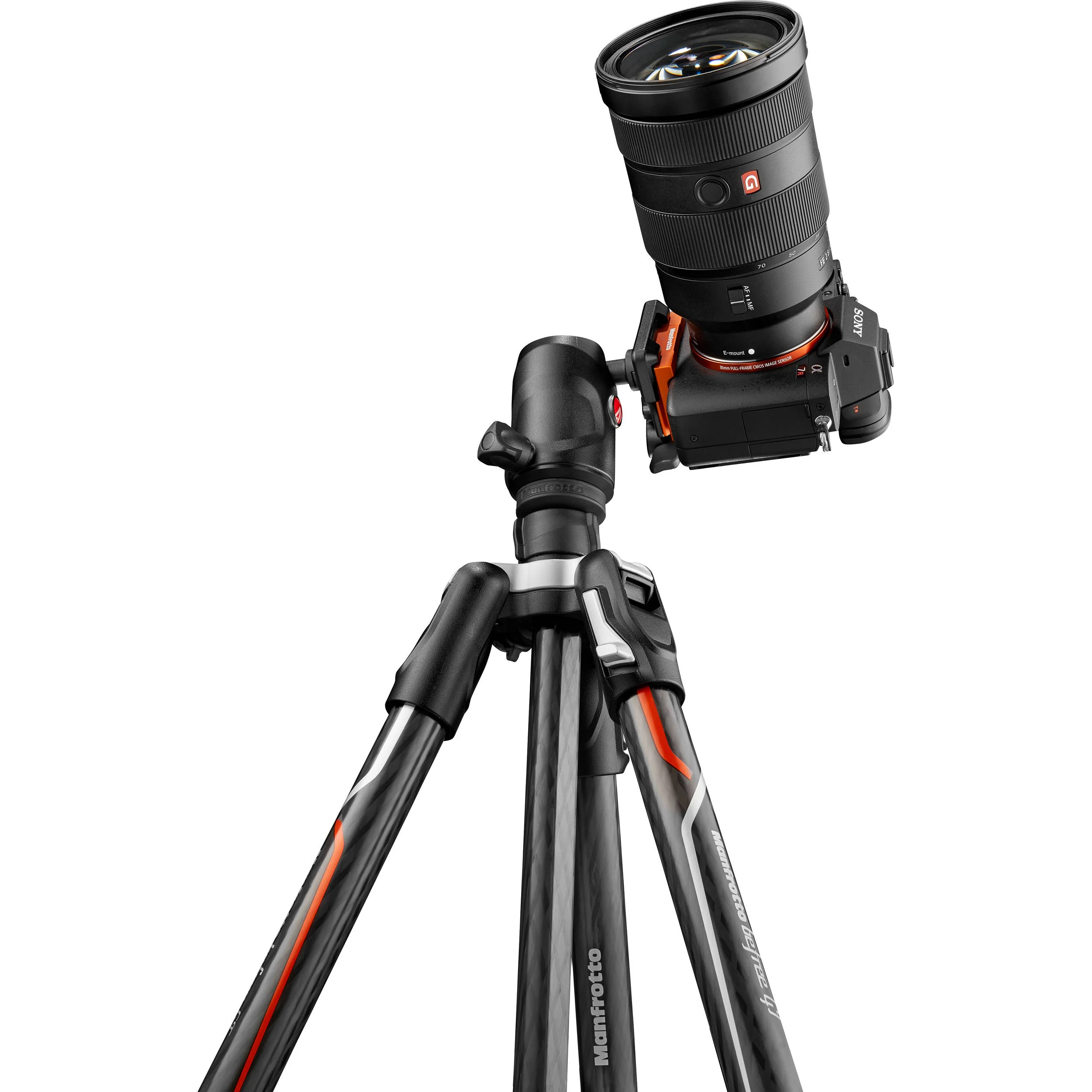 Manfrotto Befree GT Travel Carbon Fiber Tripod with 496 Ball Head for Sony a Series Cameras (Black) - Image 5