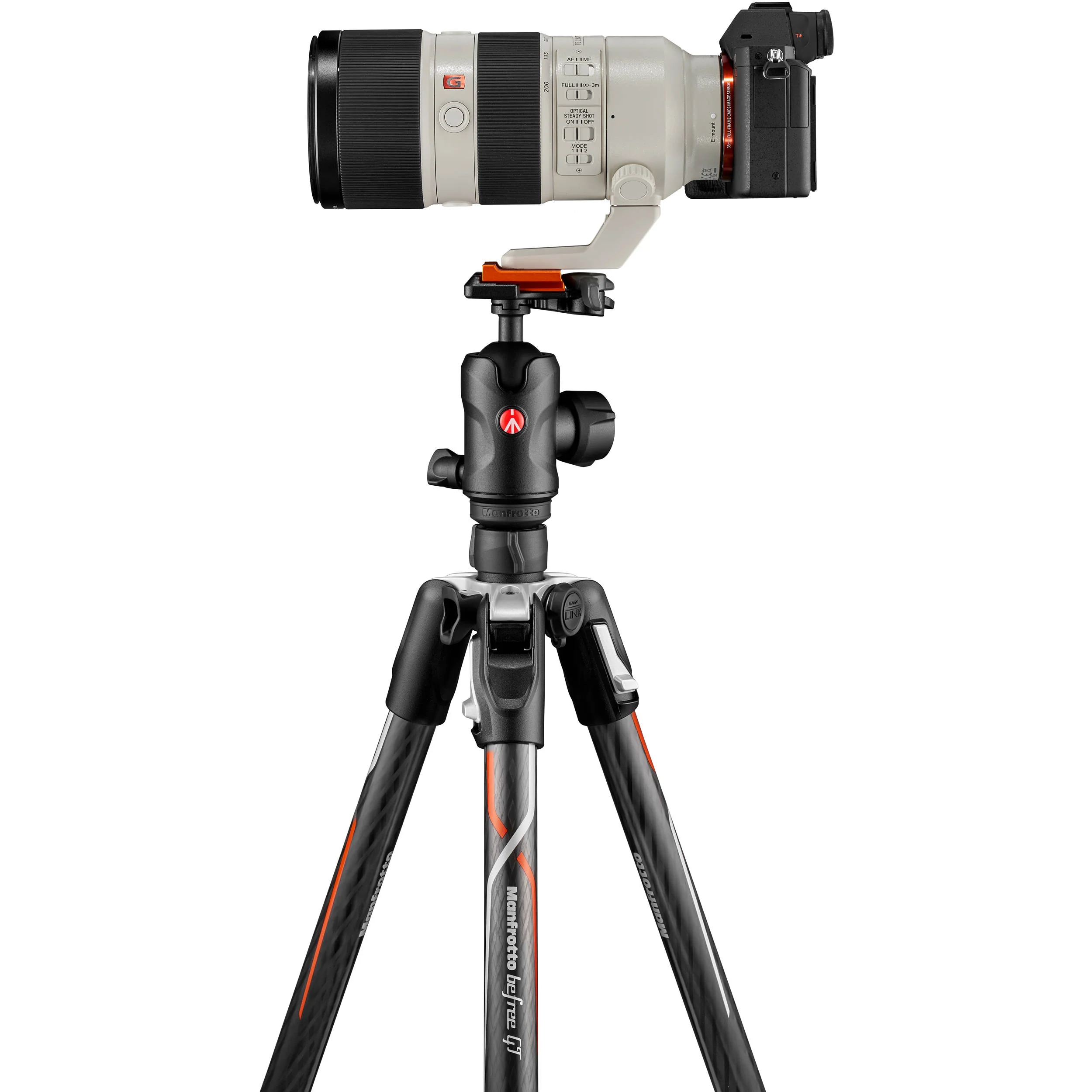 Manfrotto Befree GT Travel Carbon Fiber Tripod with 496 Ball Head for Sony a Series Cameras (Black) - Image 7