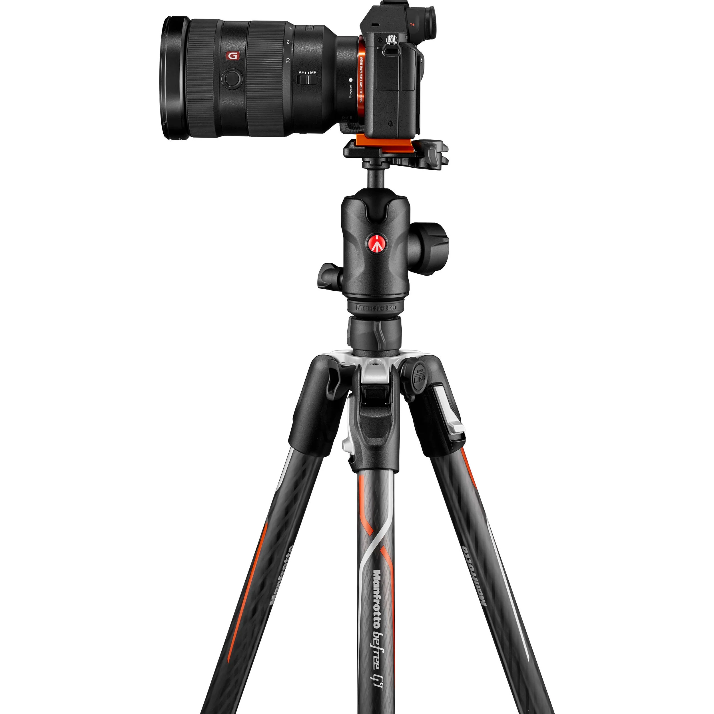 Manfrotto Befree GT Travel Carbon Fiber Tripod with 496 Ball Head for Sony a Series Cameras (Black) - Image 8