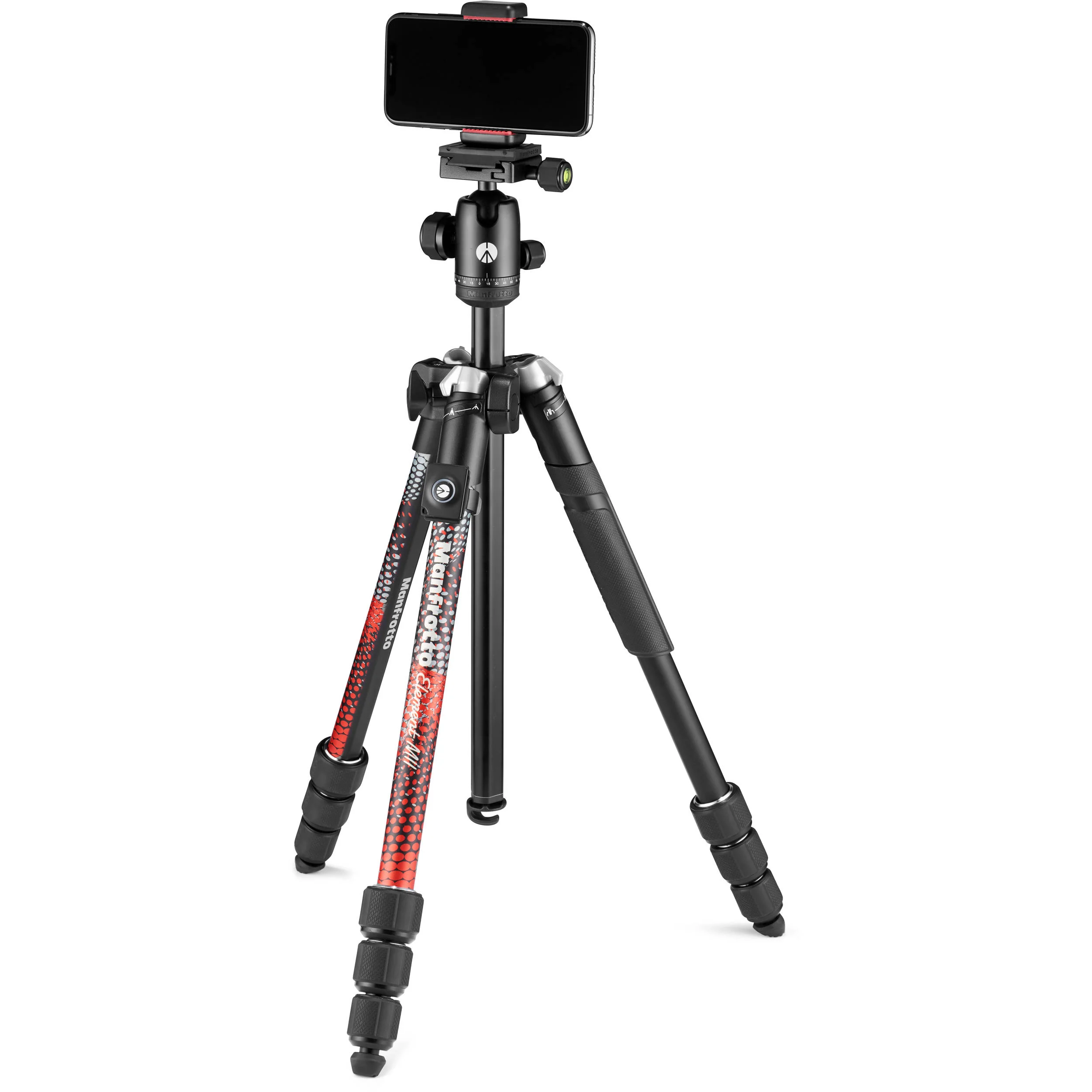 Manfrotto Element MII Aluminum Tripod with Ball Head (Red) - Image 3