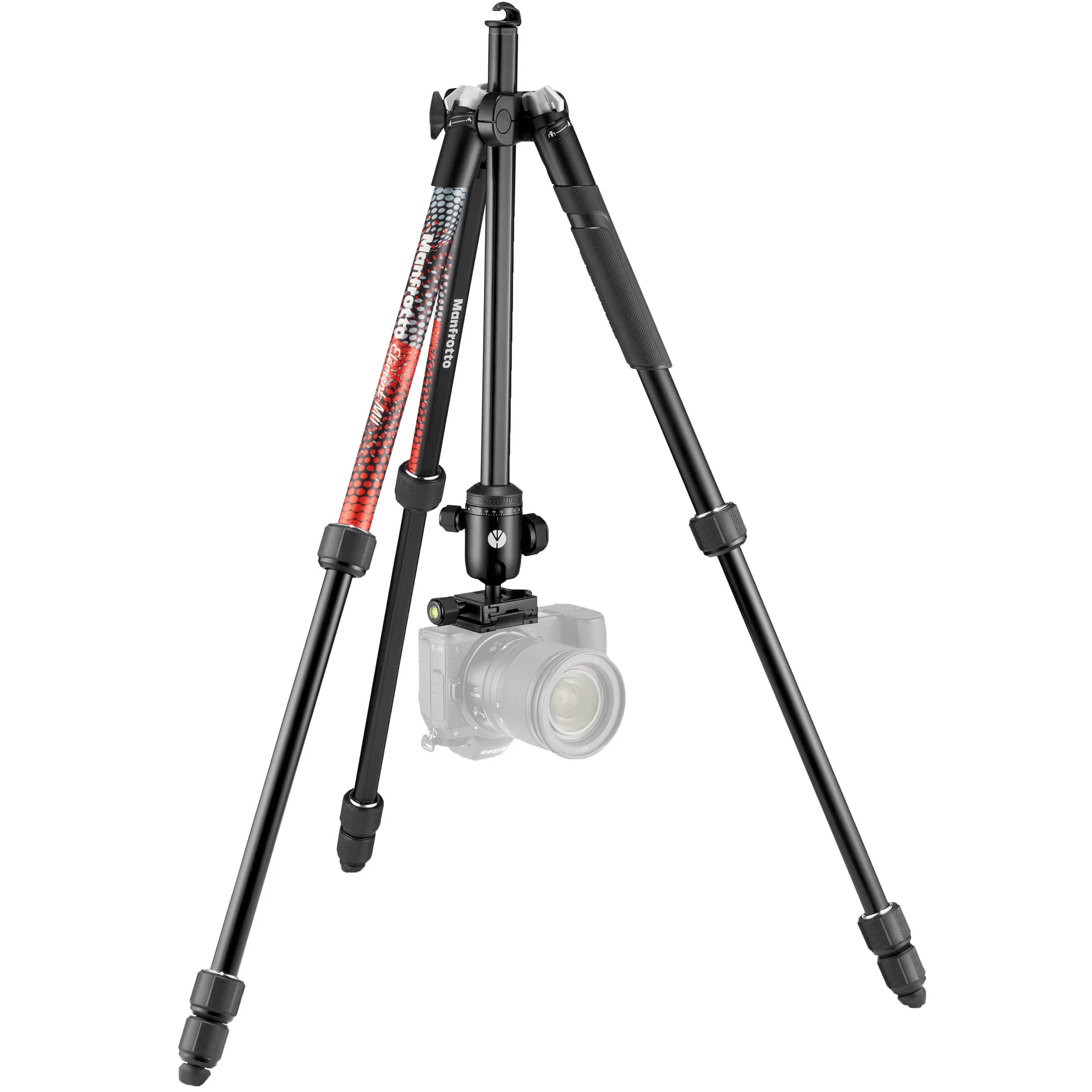 Manfrotto Element MII Aluminum Tripod with Ball Head (Red) - Image 4