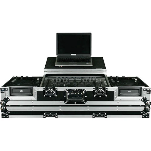 Marathon MA-CDI19WLT Flight Road Coffin Case (Black and Chrome) - Image 3