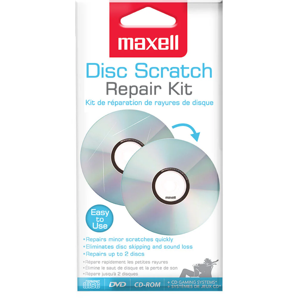 Maxell QDR-2 Quick Fix Disc Repair Kit