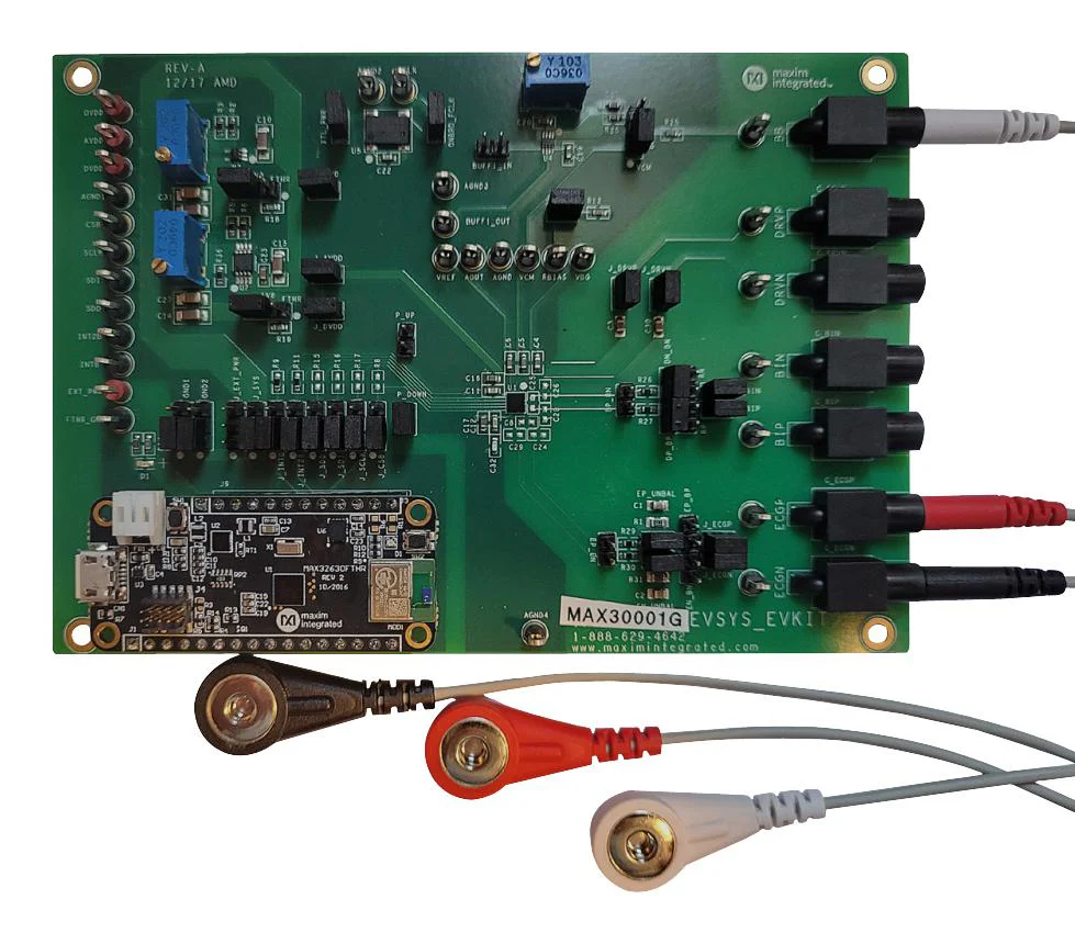 Maxim Integrated / Analog Devices MAX30001GEVKIT# MAX30001GEVKIT# Evaluation Kit MAX30001G Biopotential Bioimpedance Measurement Medical - Health Platform New