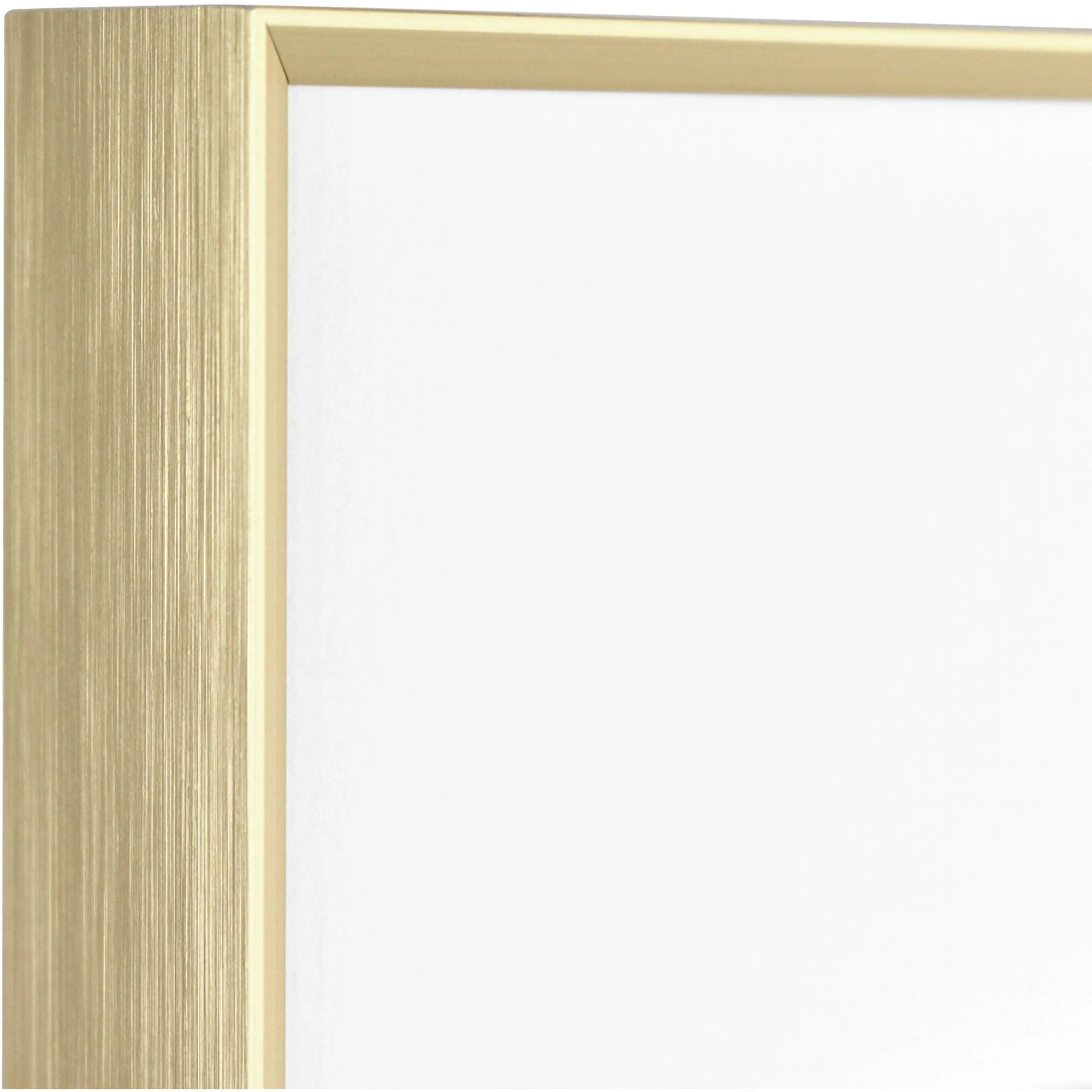 MCS Framatic Fineline Frame with 8 x 10" Glass & 5 x 7" Mat (Brass) - Image 3