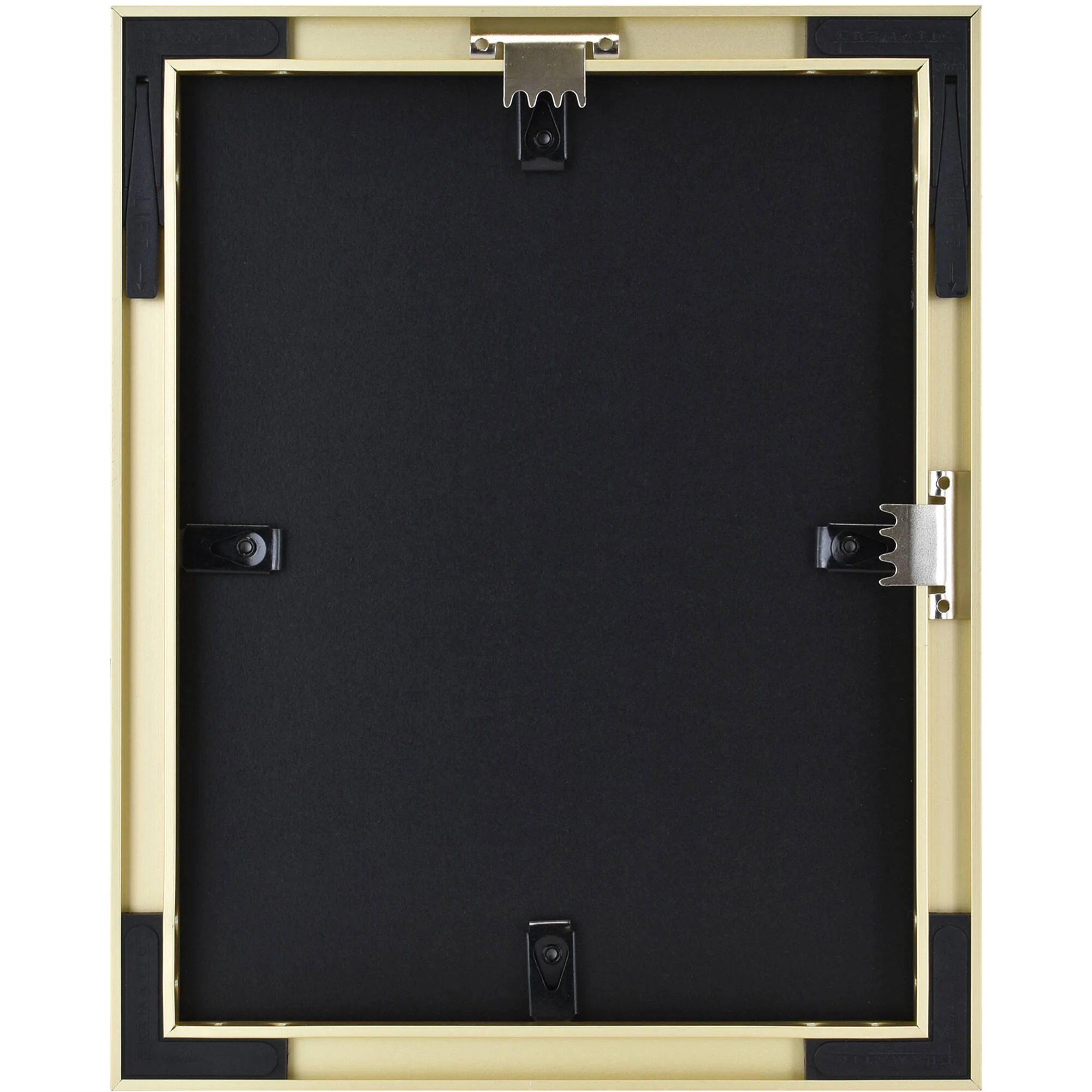 MCS Framatic Fineline Frame with 8 x 10" Glass & 5 x 7" Mat (Brass) - Image 4