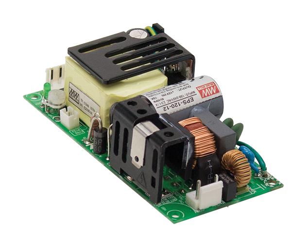 MEAN WELL EPS-120-15 AC/DC Open Frame Power Supply (PSU), ITE, 1 Output, 120W @ 10CFM, 84 W, 80V AC to 264V AC