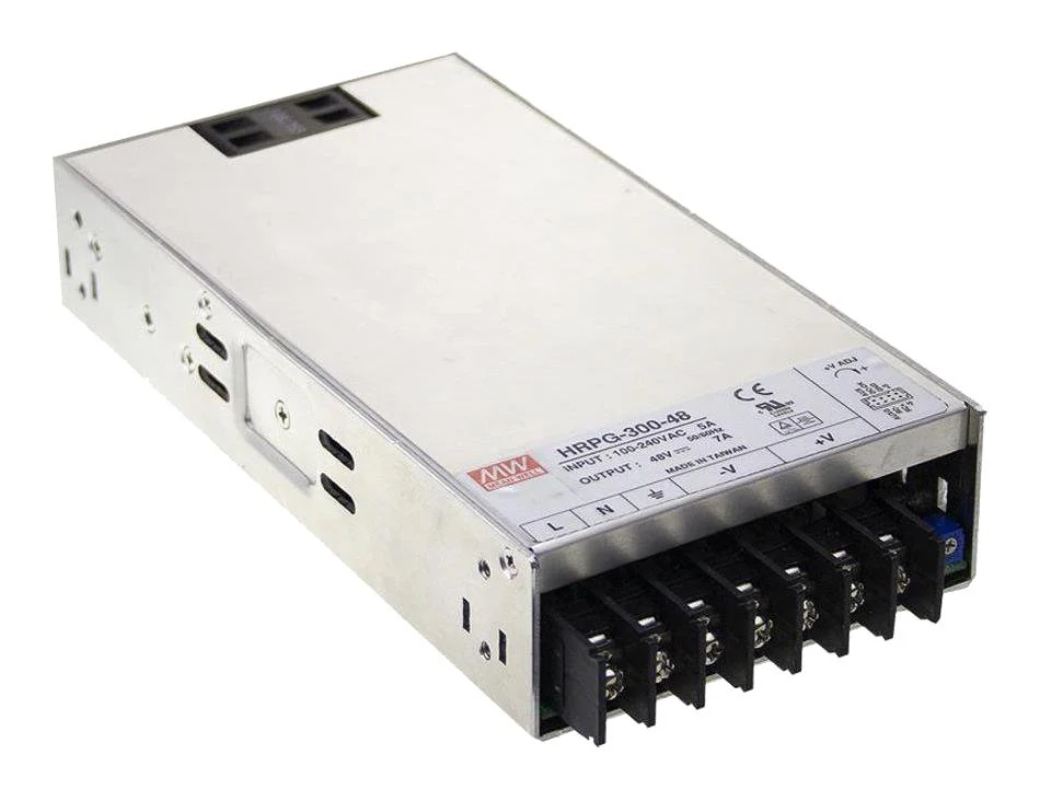 Mean Well HRP-300-5 AC/DC Enclosed Power Supply (PSU) ITE 1 Outputs 300 W 5 V 60 A