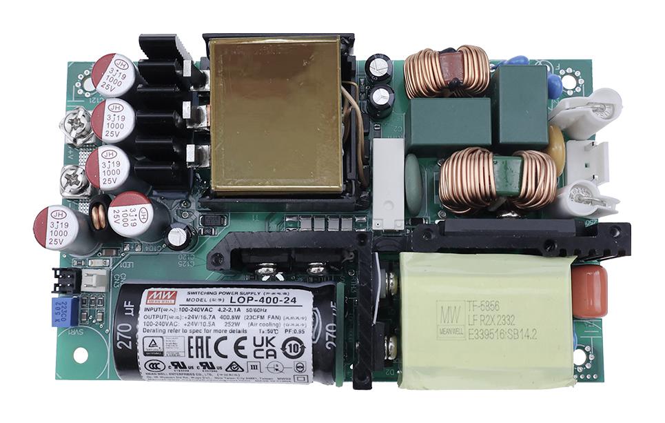 MEAN WELL LOP-400-27 AC/DC Open Frame Power Supply (PSU), ITE, Industrial, Household, Medical, 1 Output, 251.1 W - Image 3
