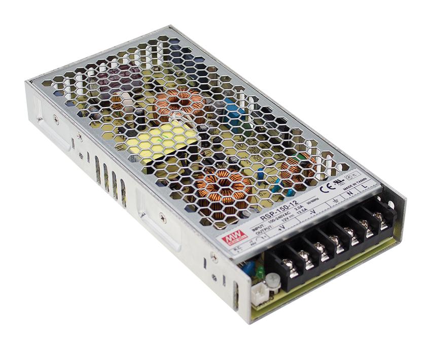 Mean Well RSP-150-15 AC/DC Enclosed Power Supply (PSU) 1 Outputs 150 W 15 V 10 A