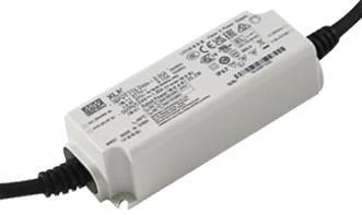 MEAN WELL XLN-25-H-DA2 LED Driver, IO Adj W/DALI-2 Dim, LED Lighting, 25 W, 60 V, 1.05 A, Constant Power, 110 V