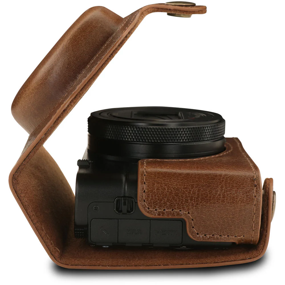 MegaGear Ever Ready Genuine Leather Camera Case for Sony Cyber-shot DSC-RX100 VII (Brown) - Image 6
