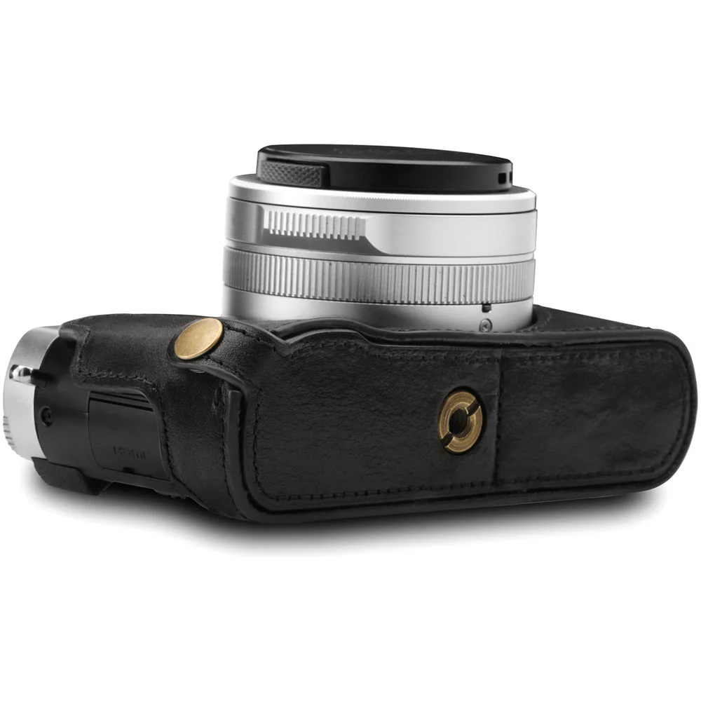 MegaGear Ever Ready Genuine Leather Camera Half Case and Stap for Leica D-Lux 7 (Black) - Image 5