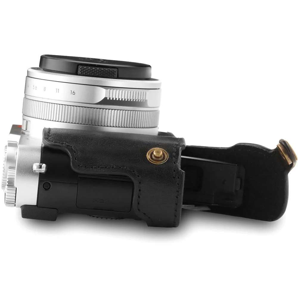 MegaGear Ever Ready Genuine Leather Camera Half Case and Stap for Leica D-Lux 7 (Black) - Image 7