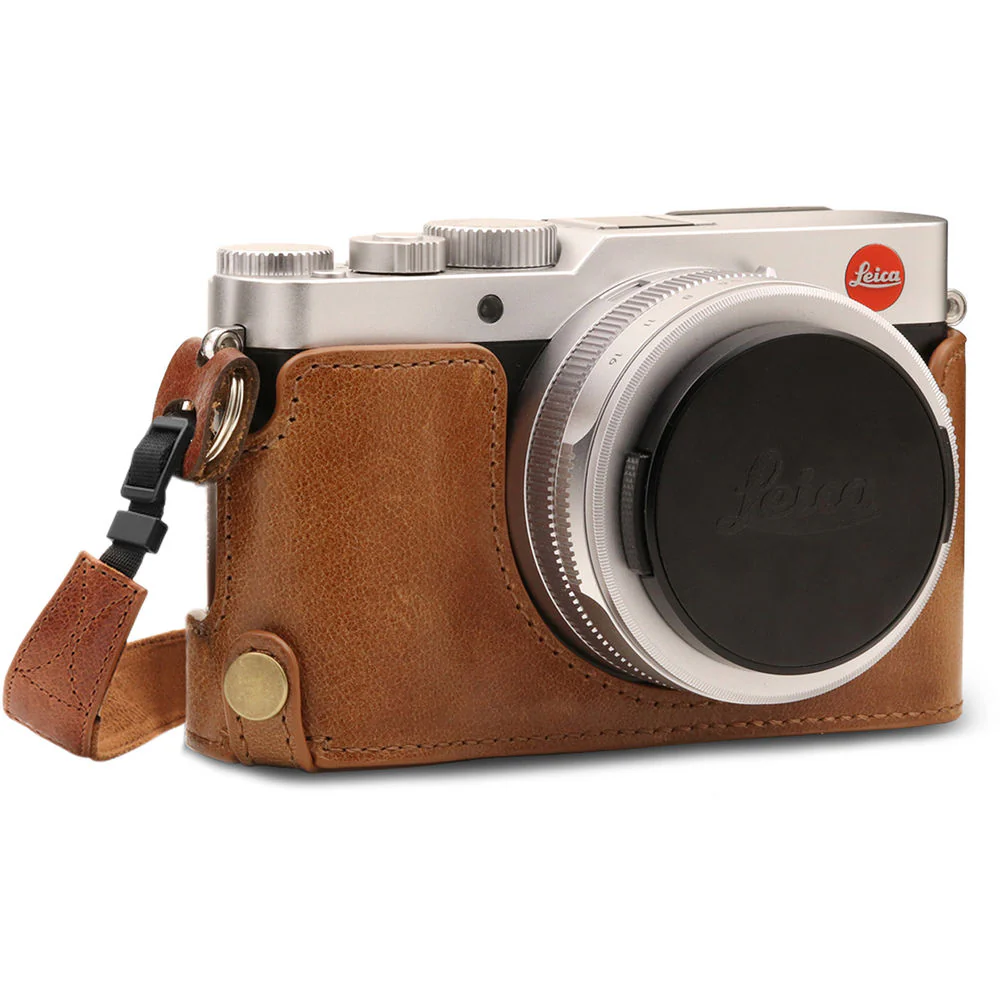 MegaGear Ever Ready Genuine Leather Camera Half Case and Stap for Leica D-Lux 7 (Black) - Image 9