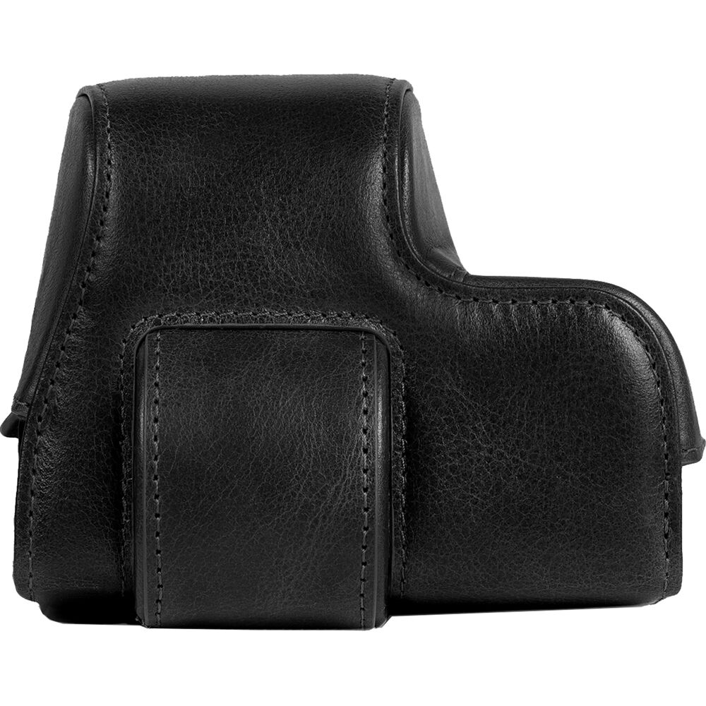MegaGear Ever Ready Leather Camera Case for Sony ZV-E10 (Black) - Image 5