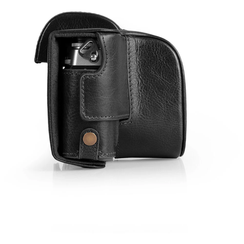 MegaGear Ever Ready Leather Camera Case for the Nikon Zfc (Black) - Image 2