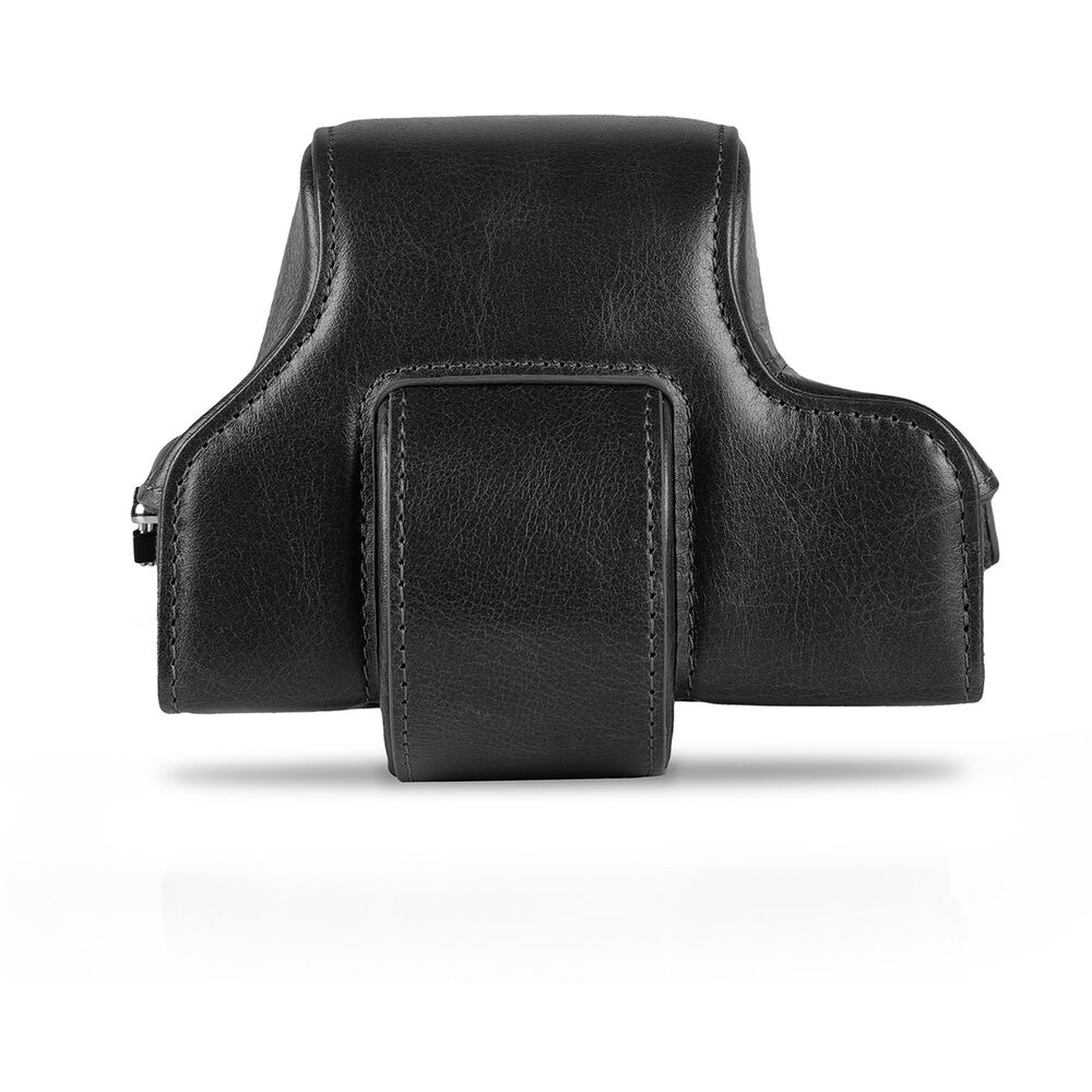 MegaGear Ever Ready Leather Camera Case for the Nikon Zfc (Black) - Image 5