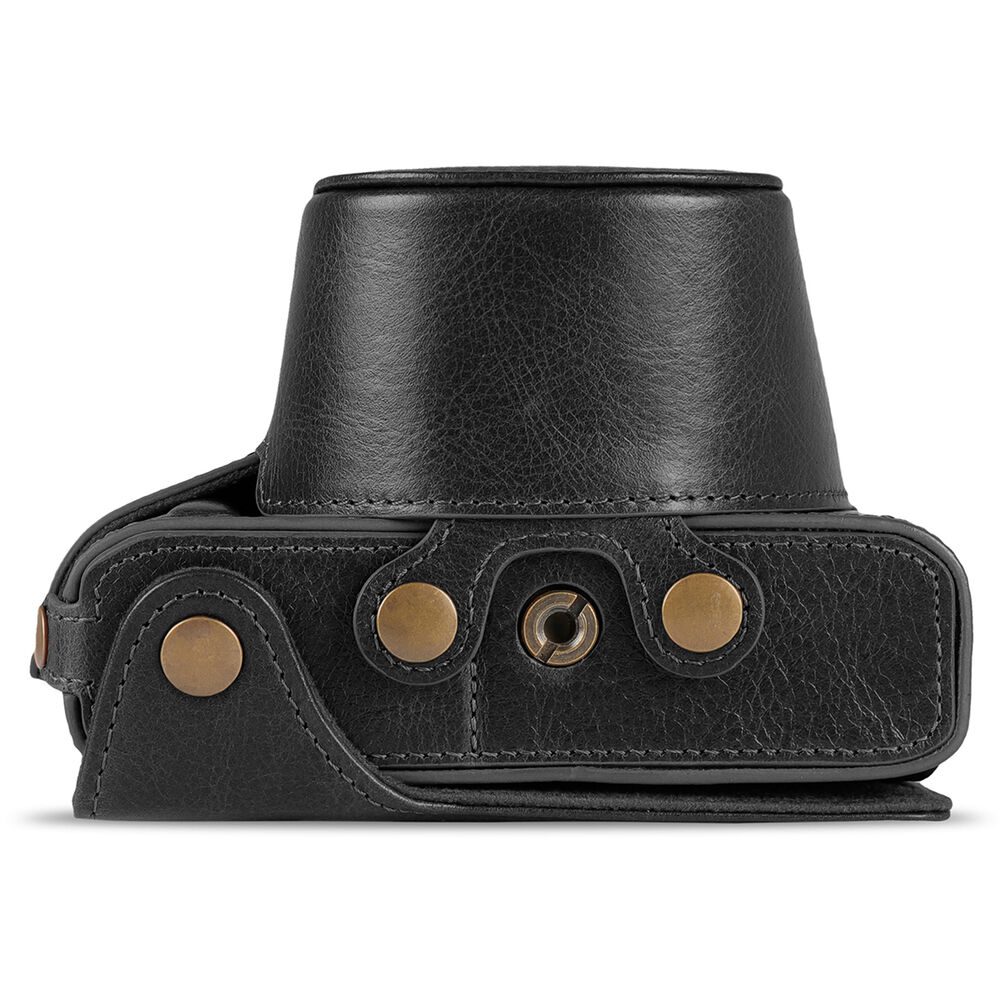 MegaGear Ever Ready Leather Camera Case for the Nikon Zfc (Black) - Image 6
