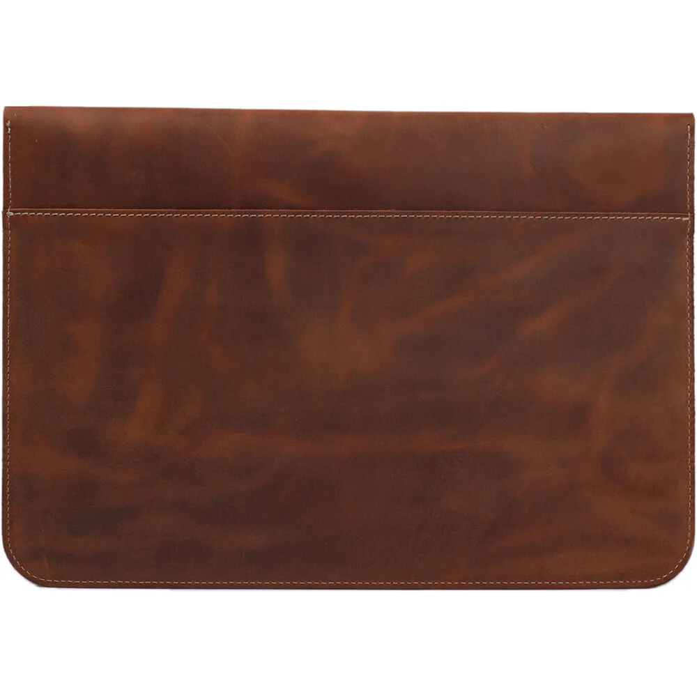 MegaGear Genuine Leather Sleeve Bag for 13-13.3" Laptop (Brown) - Image 4