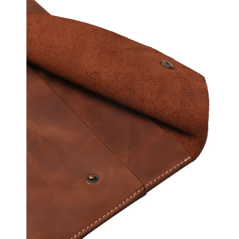 MegaGear Genuine Leather Sleeve Bag for 13-13.3" Laptop (Brown) - Image 5
