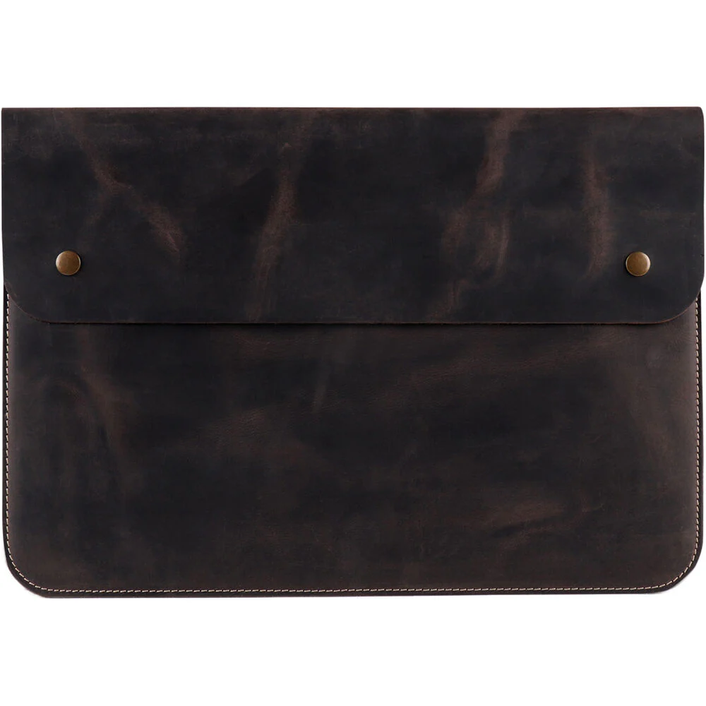 MegaGear Genuine Leather Sleeve Bag for 13-13.3" Laptop (Chestnut) - Image 2