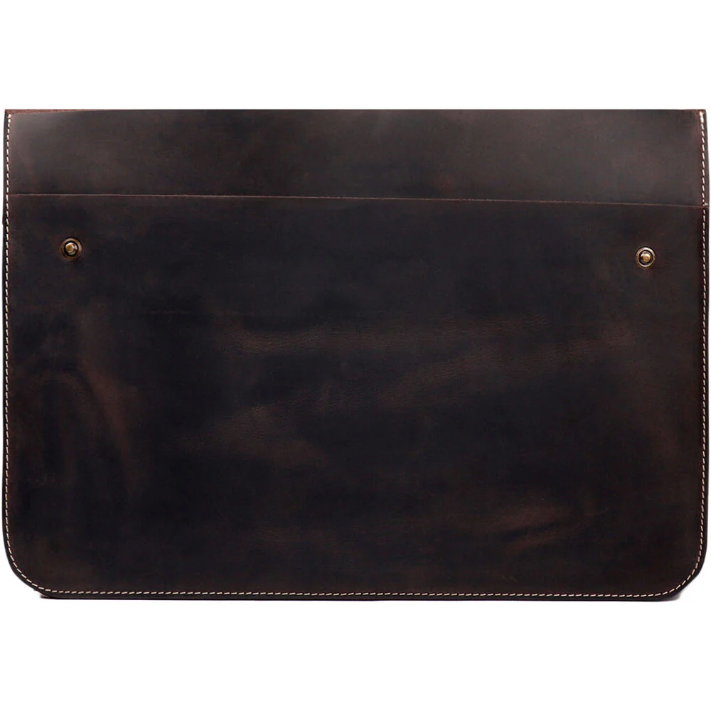MegaGear Genuine Leather Sleeve Bag for 13-13.3" Laptop (Chestnut) - Image 3