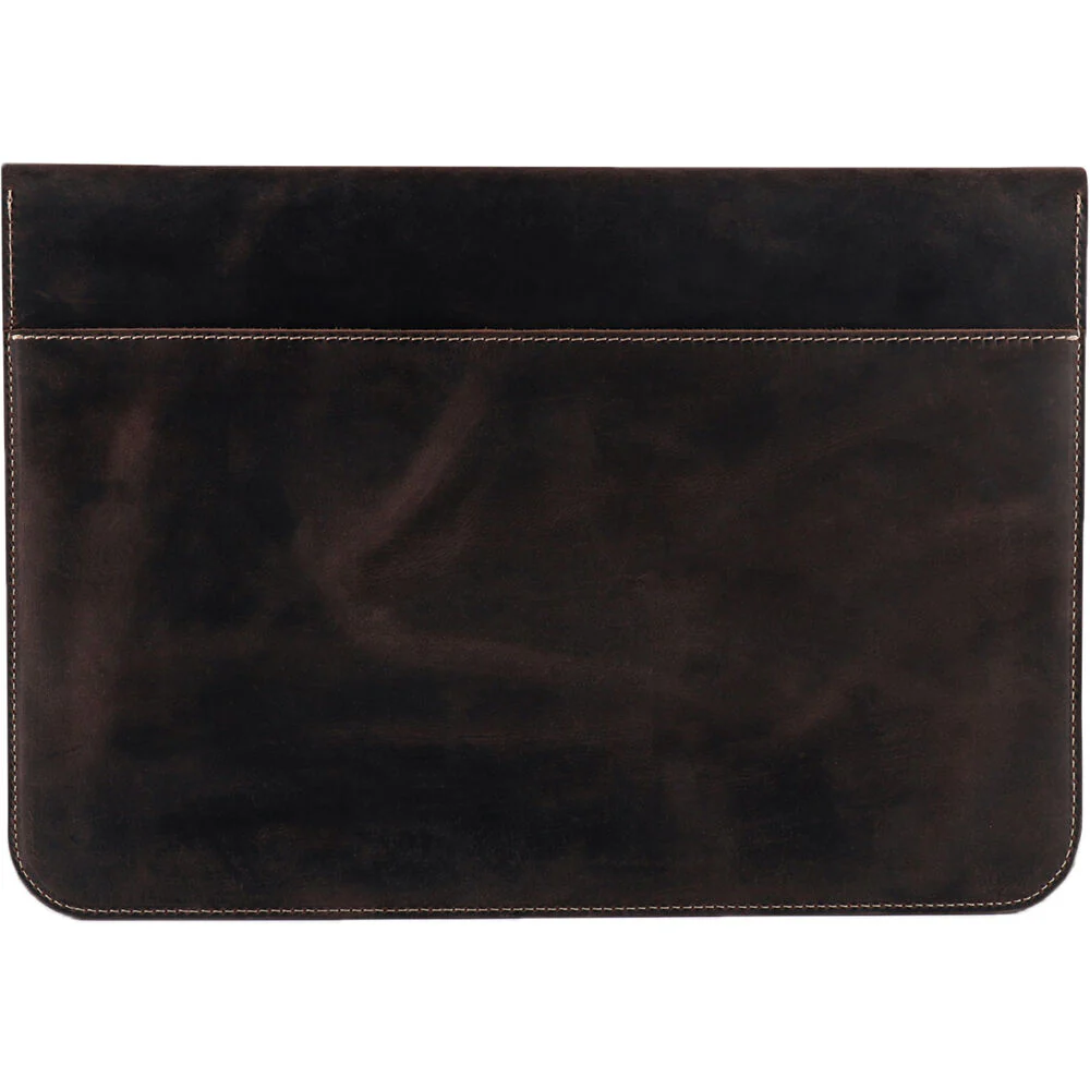 MegaGear Genuine Leather Sleeve Bag for 13-13.3" Laptop (Chestnut) - Image 4