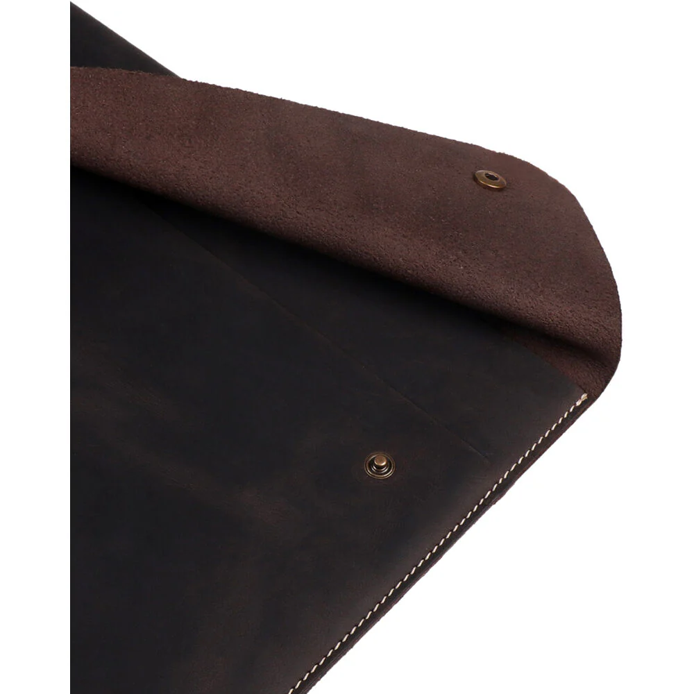 MegaGear Genuine Leather Sleeve Bag for 13-13.3" Laptop (Chestnut) - Image 6