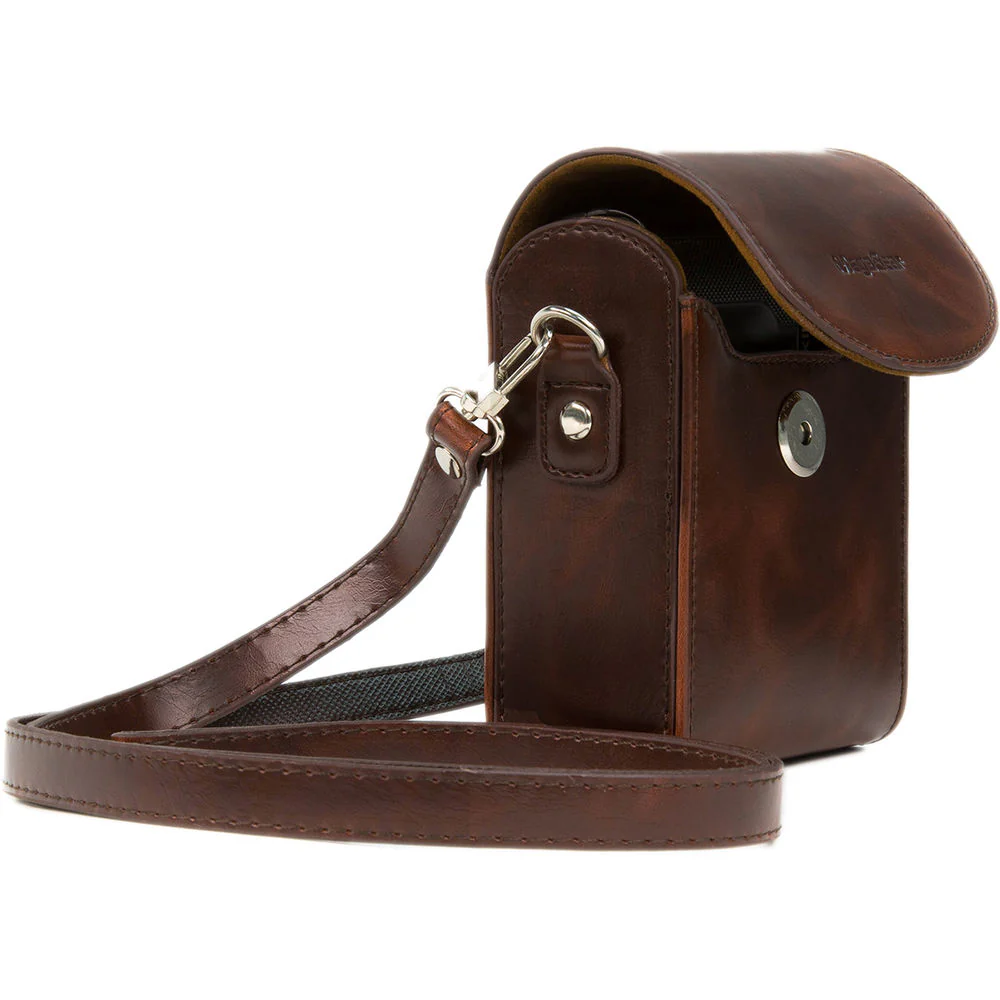 MegaGear Leather Camera Case for Canon PowerShot G7 X Mark II or Canon PowerShot G7 X (Dark Brown) - Image 3