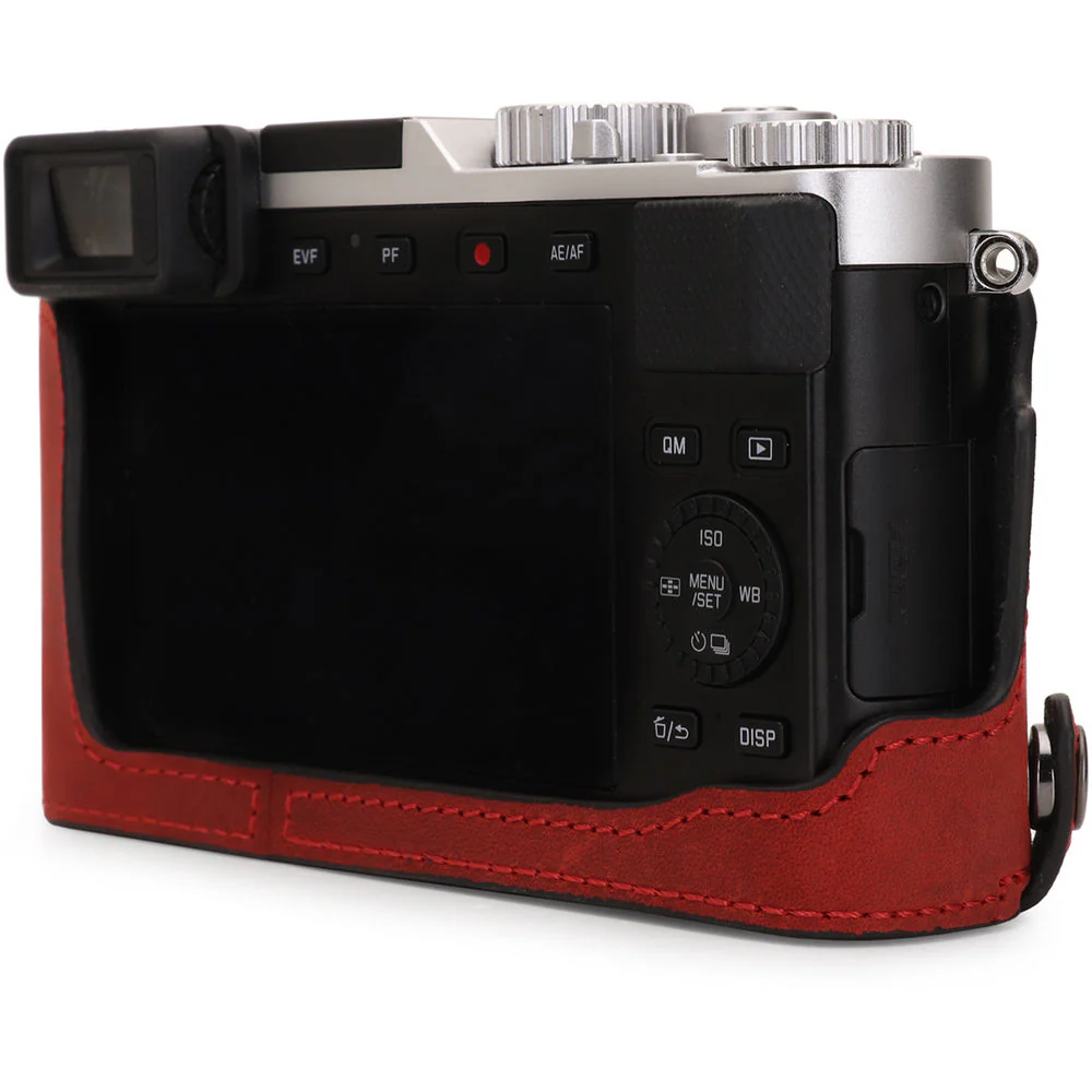 MegaGear Leica D-Lux 7 Ever Ready Genuine Leather Camera Full Case (Red) - Image 4